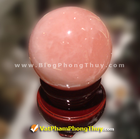 qua cau phong thuy thach anh hong phan rose quartz Những vật phẩm phong thủy cát tường, may mắn, đón lành, tránh dữ trong năm 2013